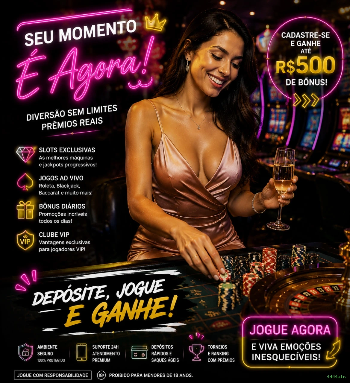 Jogos com dublagem PT-BR no 4444win — imersão total